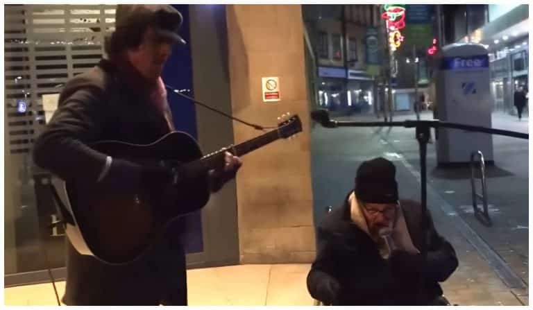 Unexpected Harmony As Homeless Singer And Street Busker Sing “Summertime”