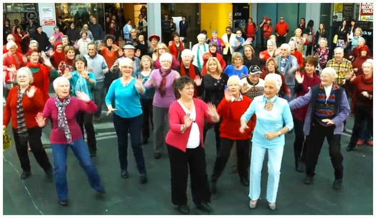 Enjoy World’s Oldest Flash Mob That Features Spirited Seniors