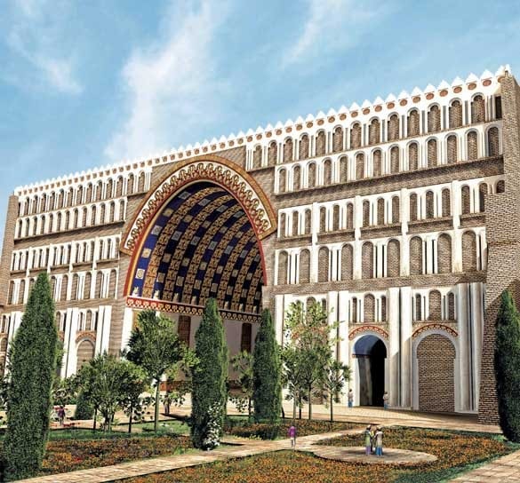 Arch of Ctesiphon pictured in 600AD