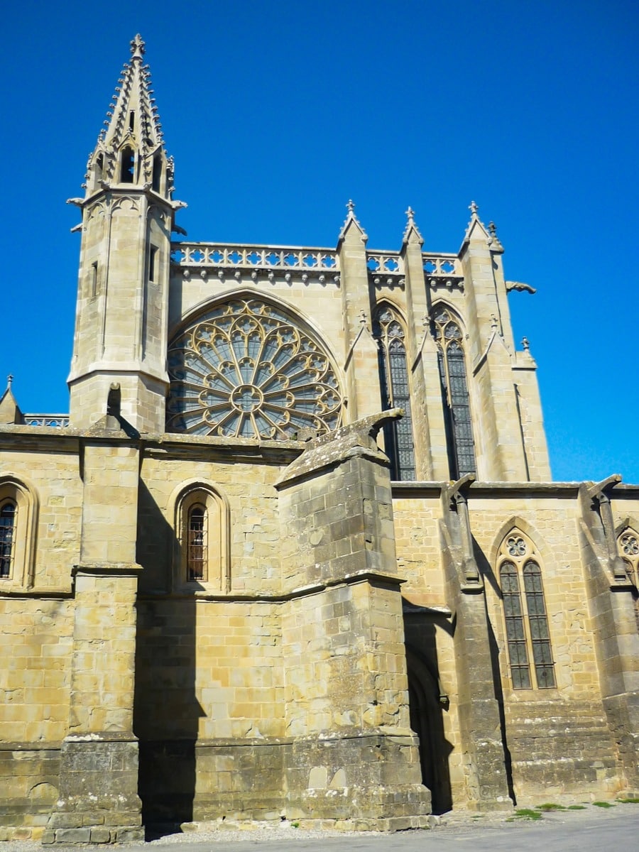 The basilica of St Nazaire in the Cité