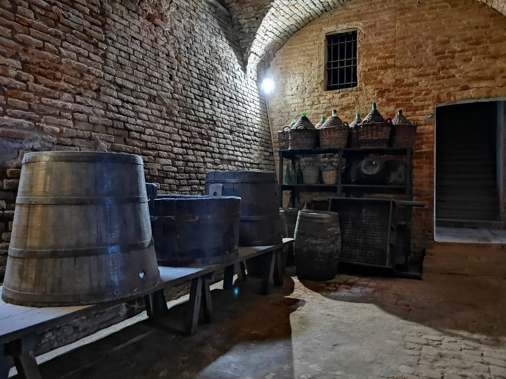 The castle of Chignolo Po, The Cellar