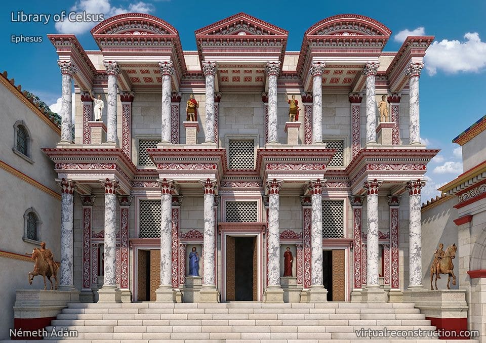 Virtual reconstruction of the Celsus library