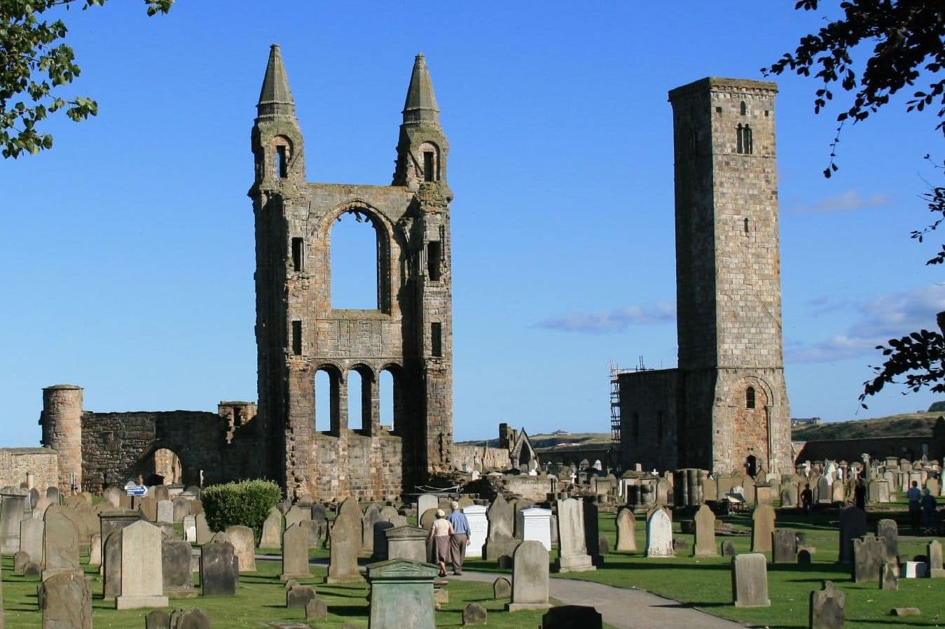 East tower of St Andrews Cathedral and St Rule's Tower