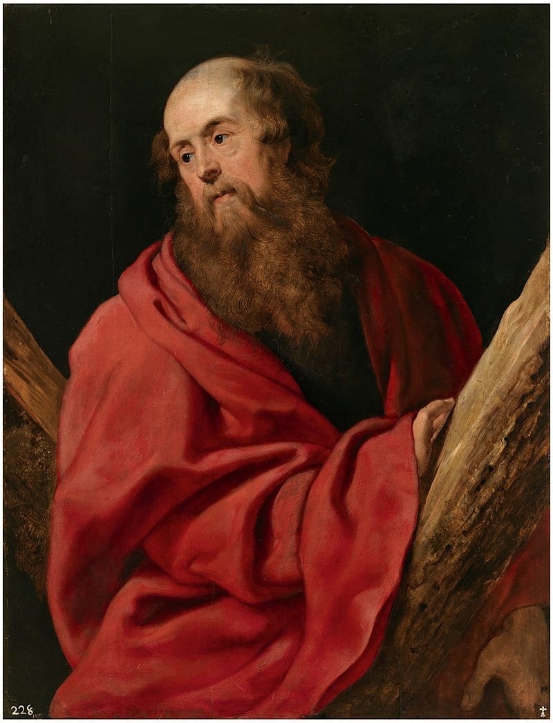 Saint Andrew (c. 1611) by Peter Paul Rubens