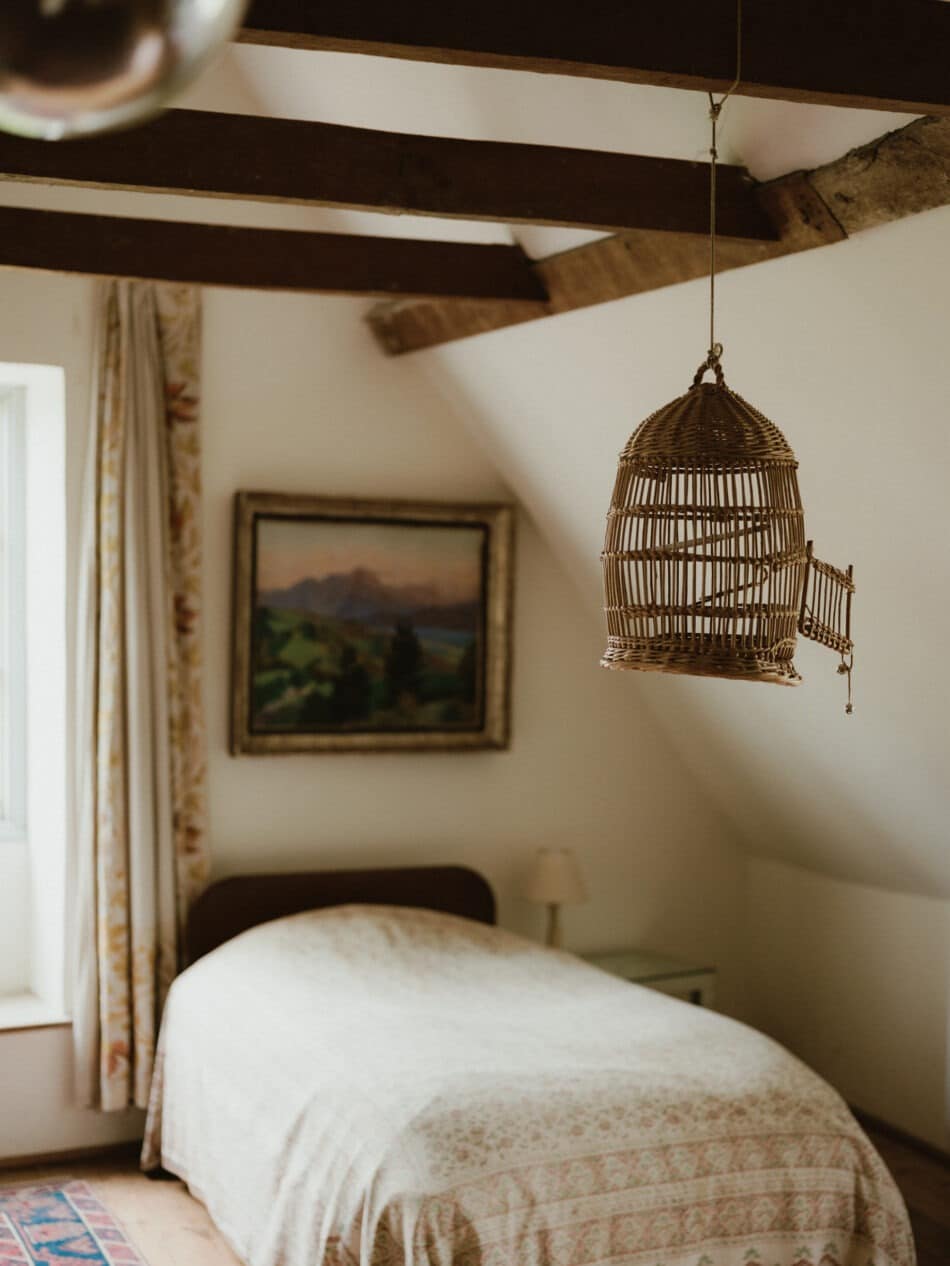 The bedroom in the attic