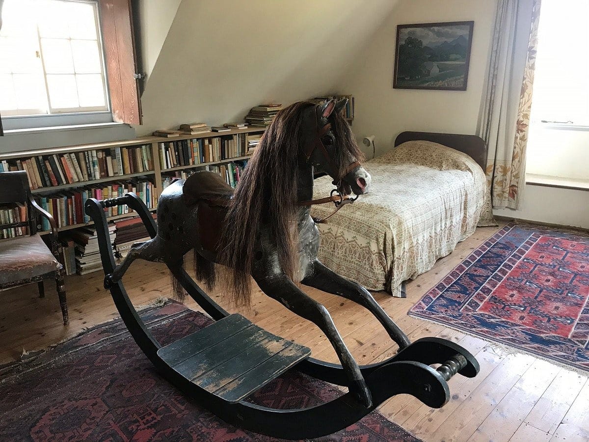 The bedroom in the attic