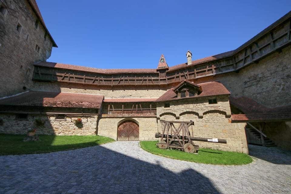 Kreuzenstein Castle courtyard