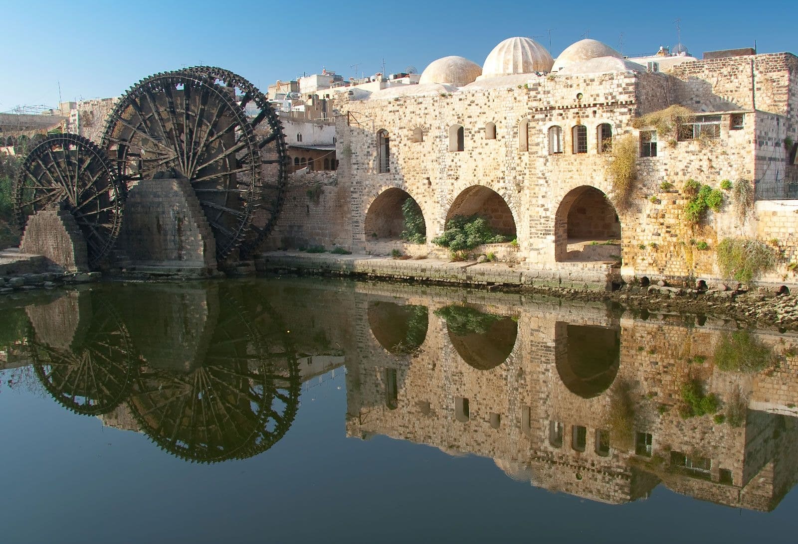 The norias of Hama on the Orontes River