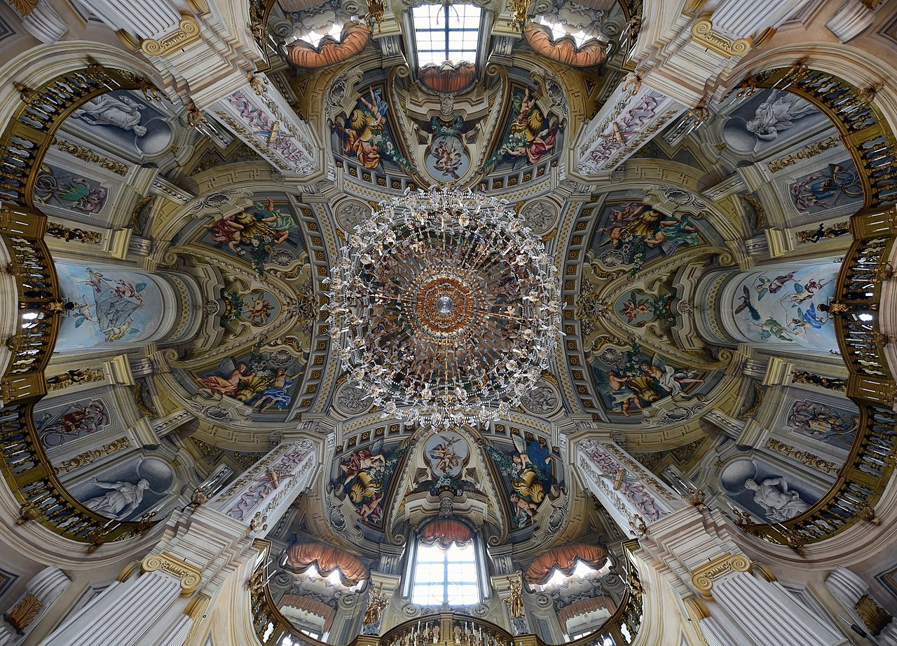 Detail of the vaulting of the Central Hall