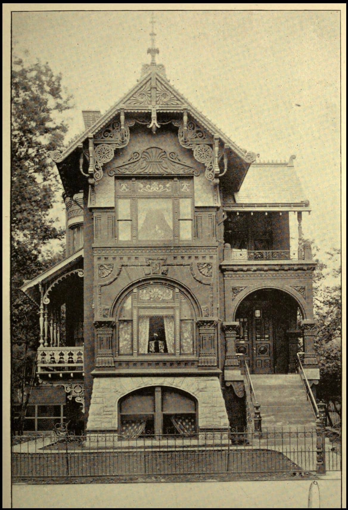 The Hermann Weinhardt House, built 1889 in Wicker Park