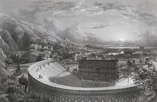 Ephesus Theater from a sketch