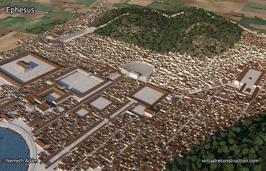 Virtual Reconstruction of Ephesus Ancient City by Adam Nemeth