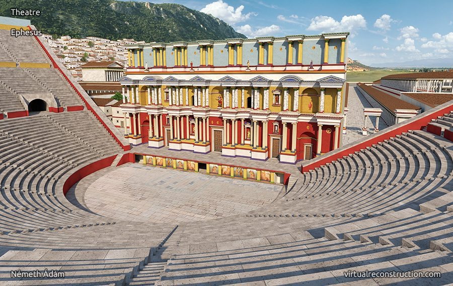 Virtual Reconstruction of Ephesus Theater by Adam Nemeth