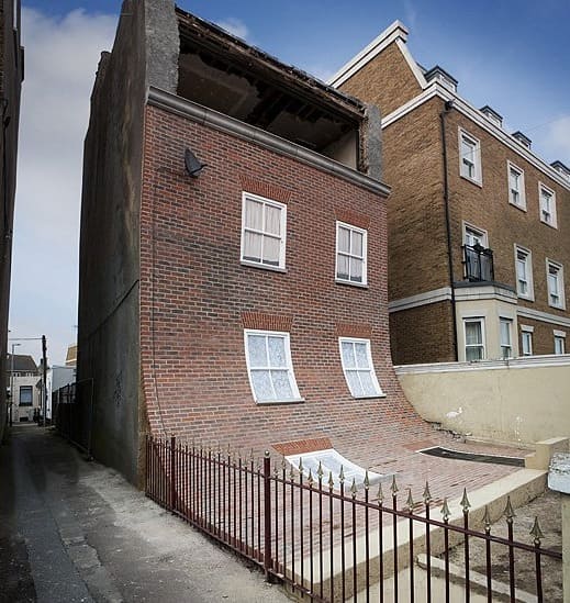 A Real House Purposefully Built With A Sliding Facade In Margate