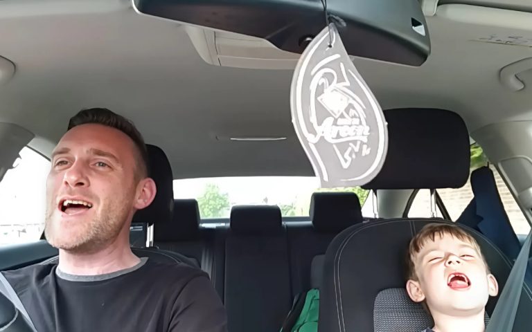 Dad And Son’s Adorable Car Karaoke To Frank Sinatra Captivates Millions