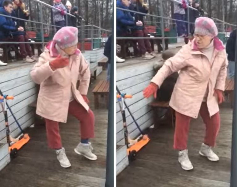 Internet Falls In Love With Granny’s Epic Dance To “Sweet Dreams (Are Made Of This)”