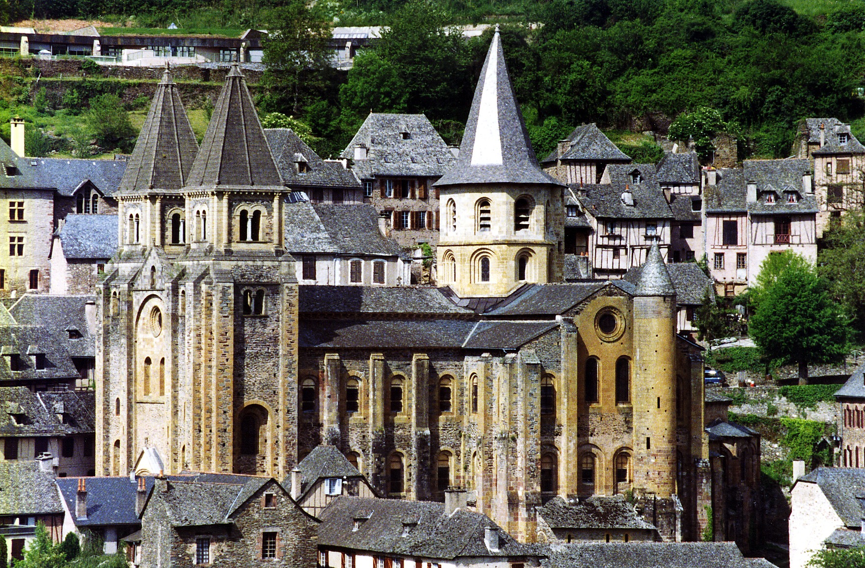 The Sainte-Foy abbey-church in Conques