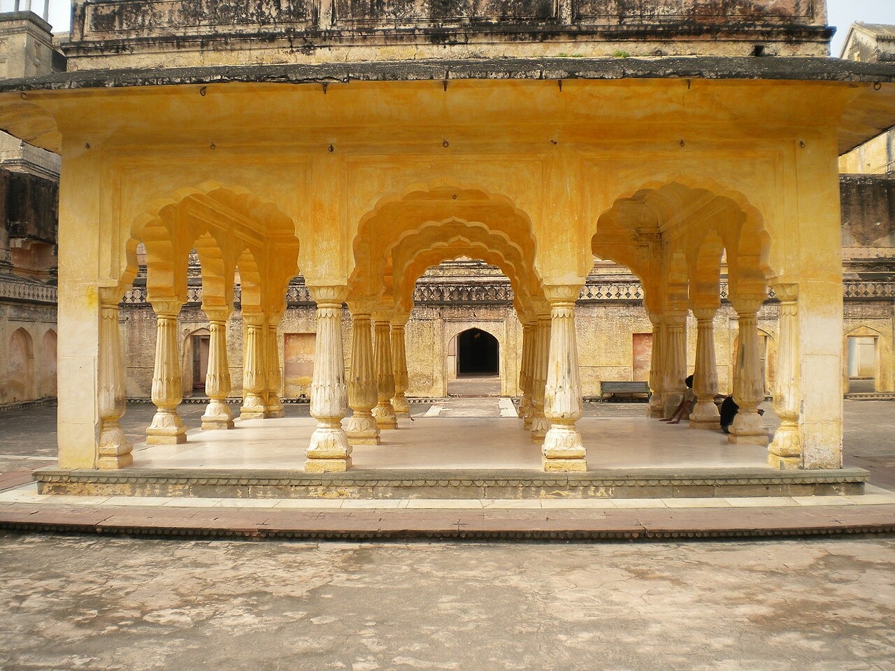 Baradari pavilion at Man Singh I Palace Square