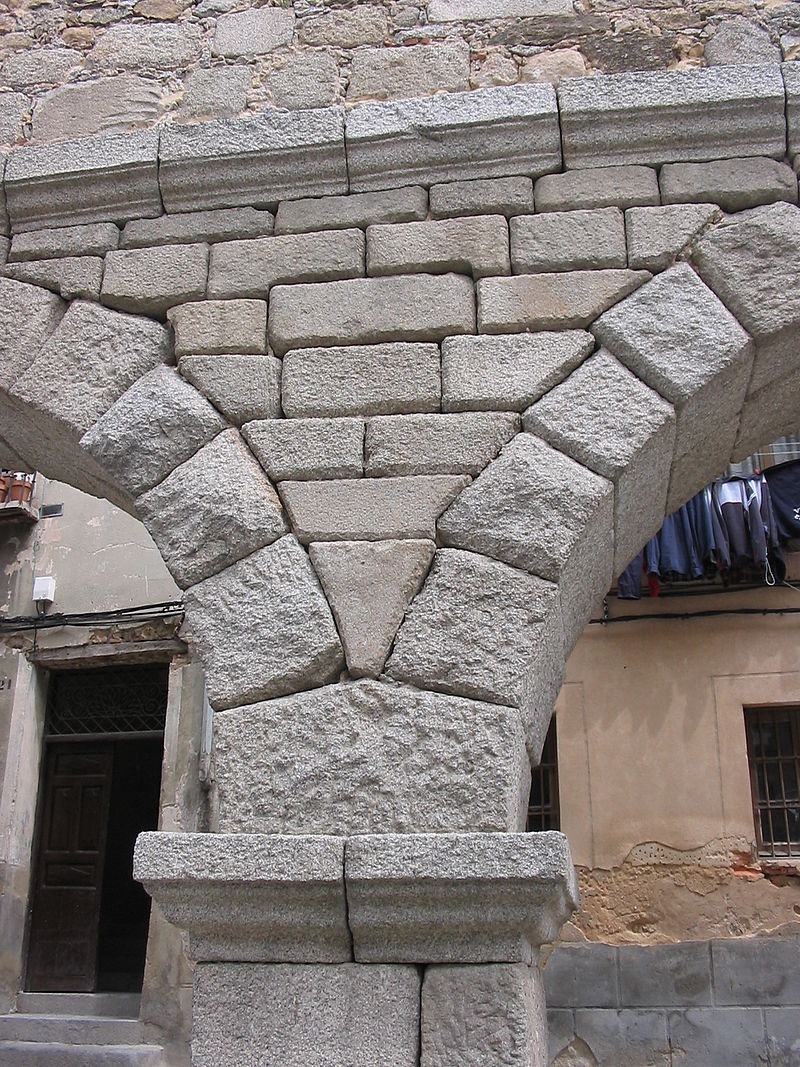 Restored portion of the aqueduct