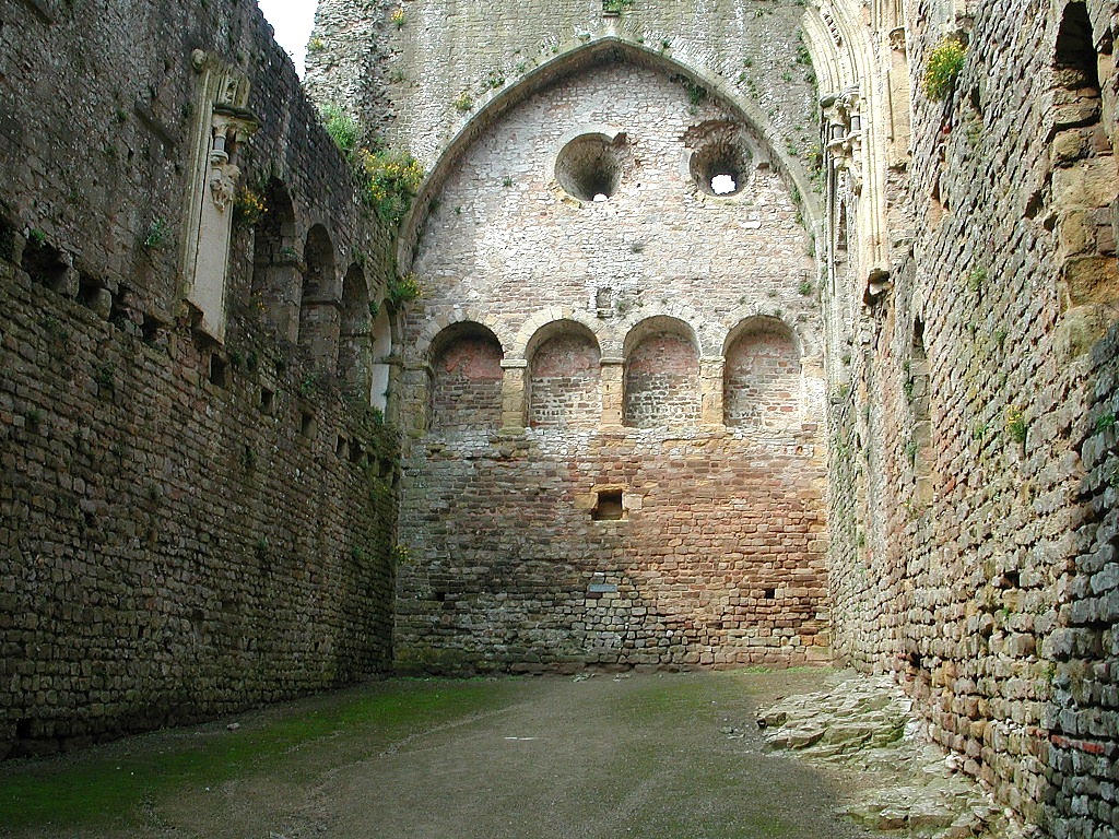 Interior of the Great Tower at Chepstow Castle