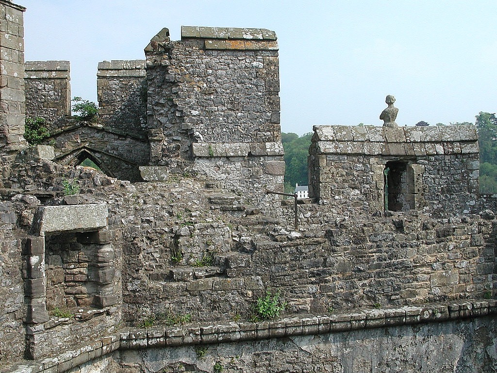 View of some of the detail from the top of the Marten's Tower