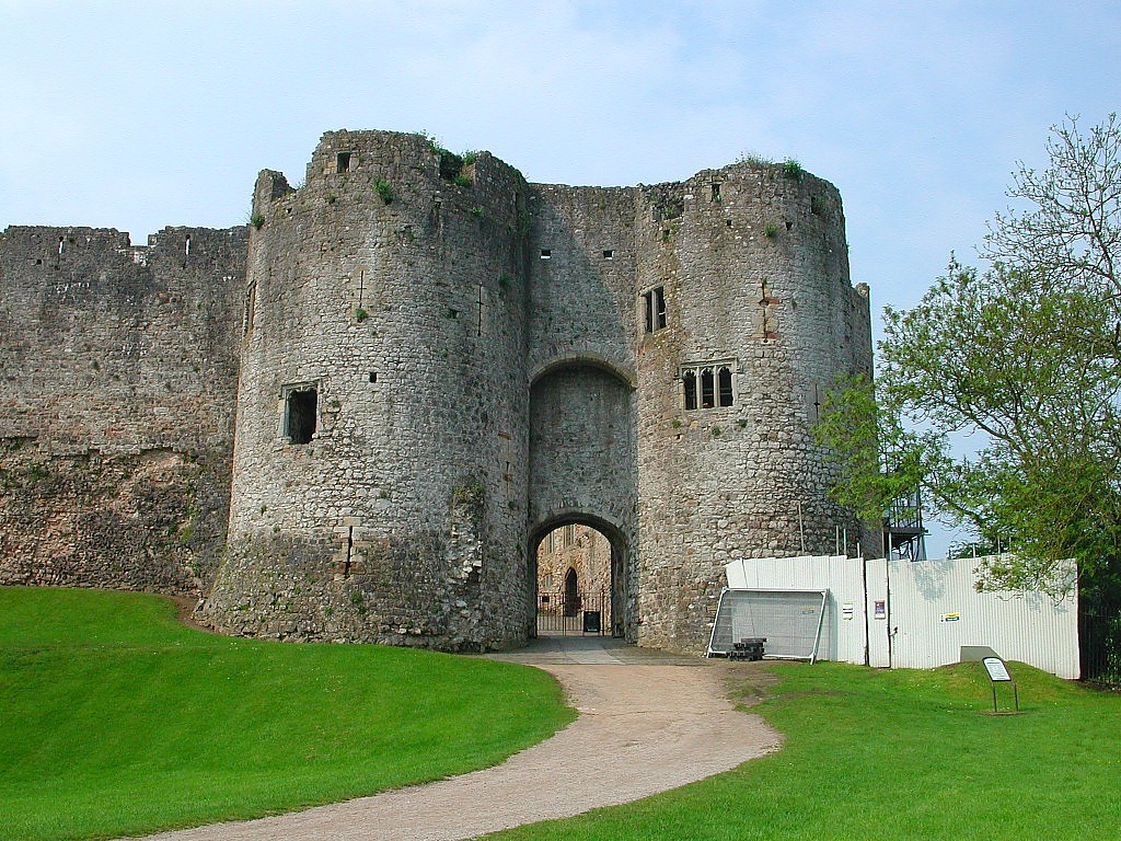 View of the Outer Gatehouse, the main entrance to the castle