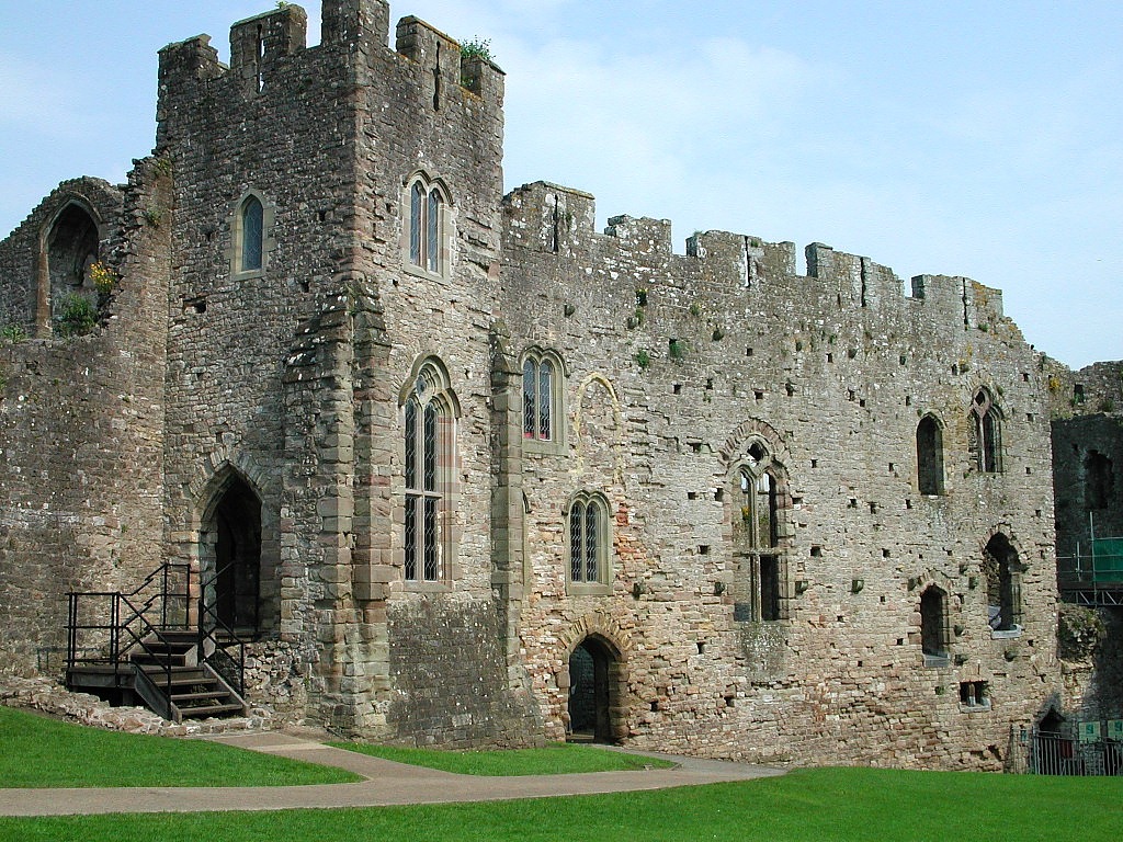 View of the Chamber block from the Lower Bailey