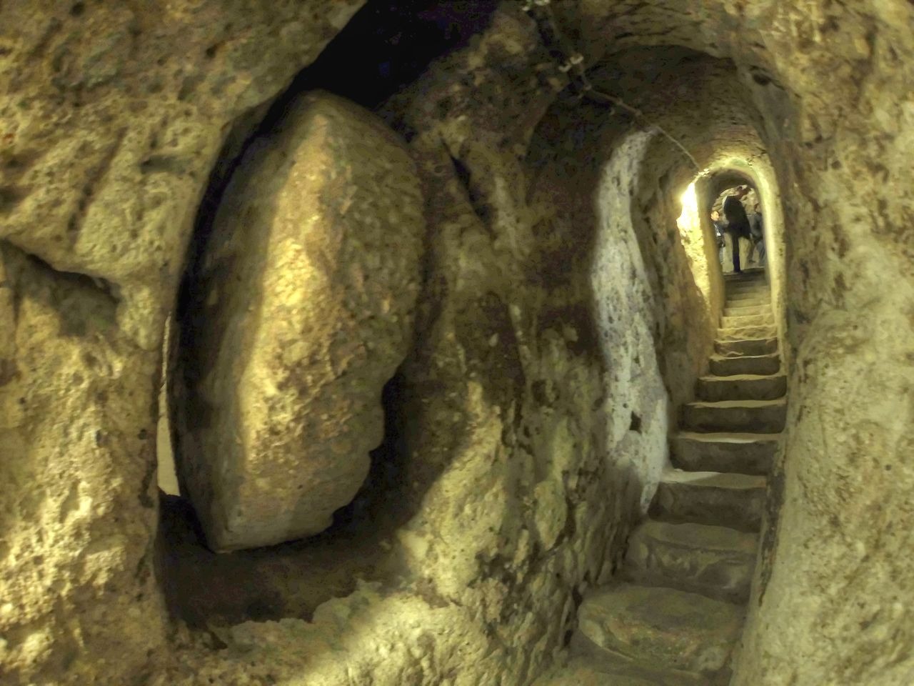 A passage in the underground city