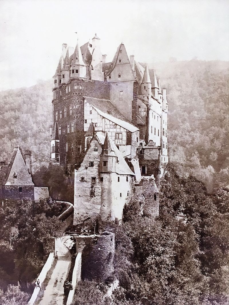 Entrance to Eltz Castle c. 1860