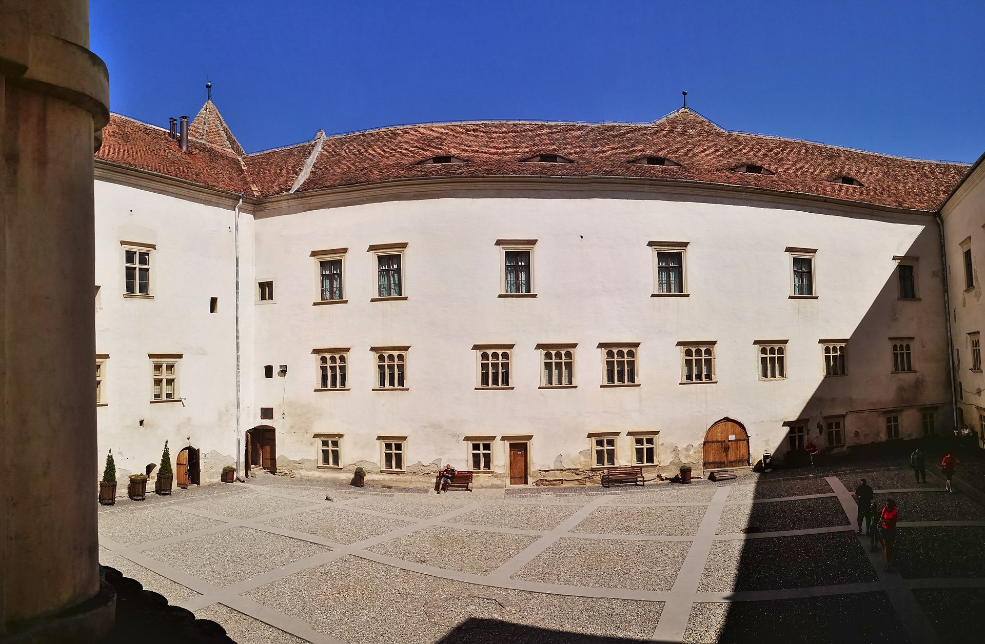 Interior of the Făgăraș Citadel (Brașov County)