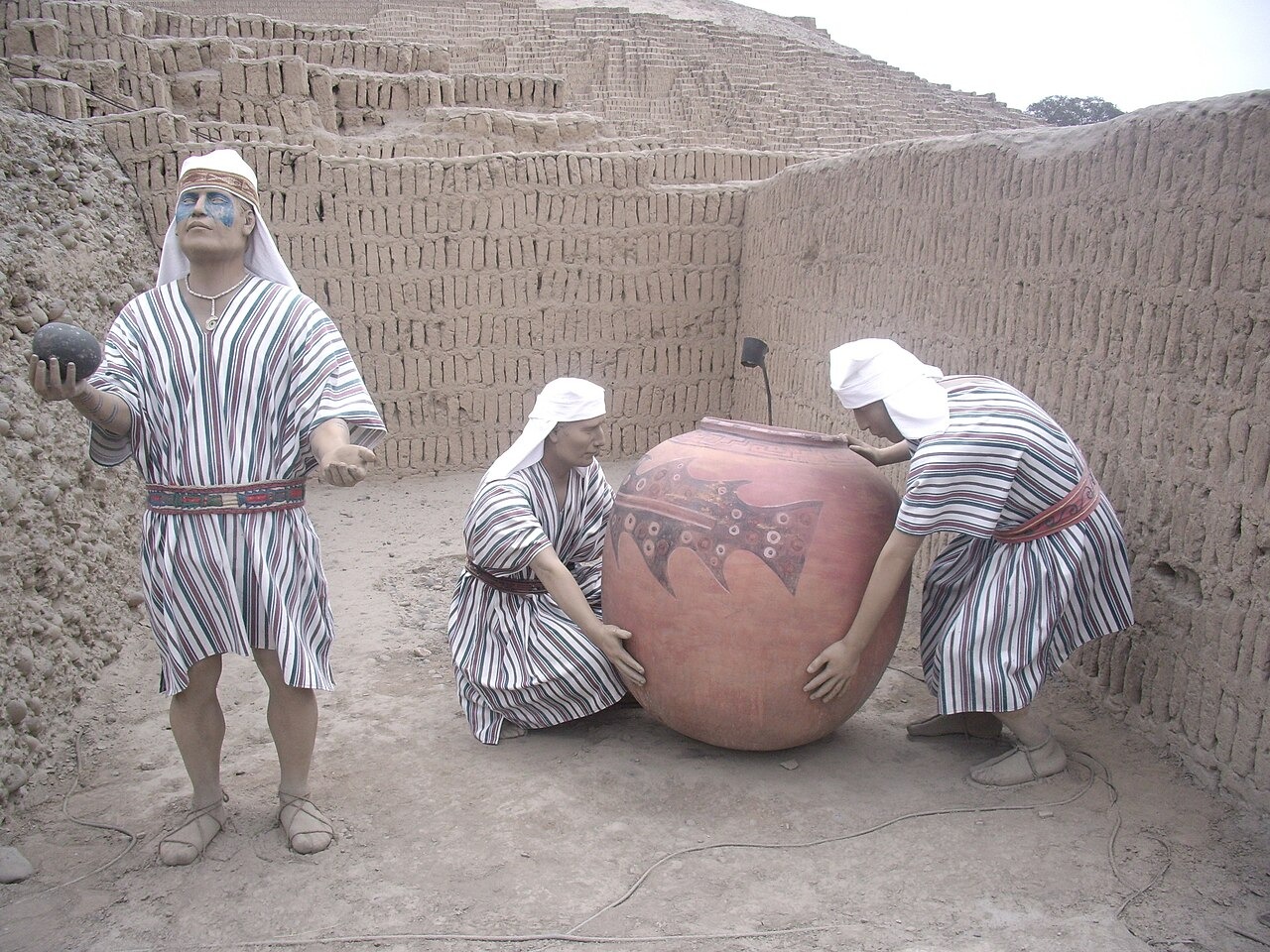 Recreation ritual offering vessel, Lima culture