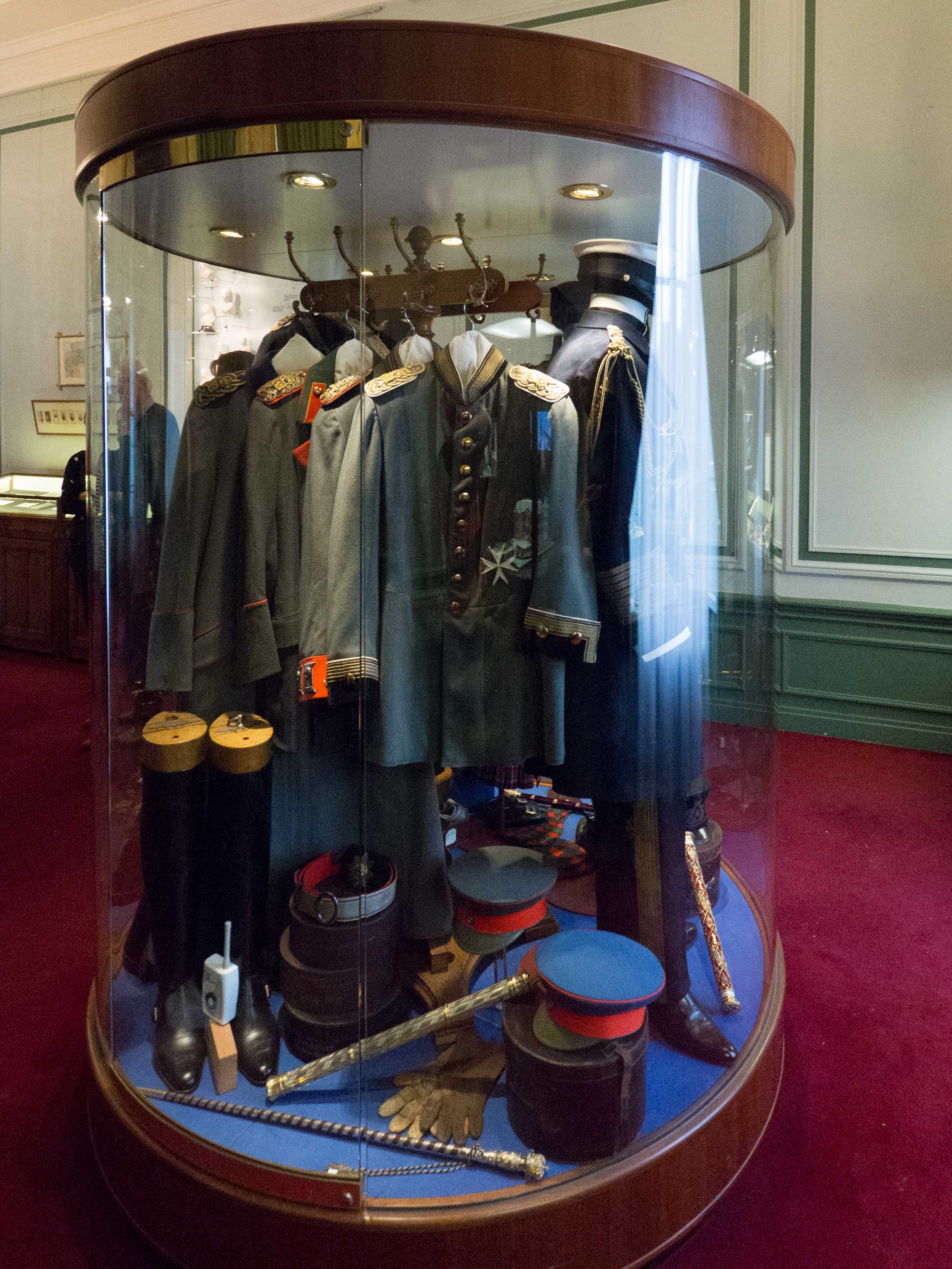 A selection of the Kaiser’s uniforms