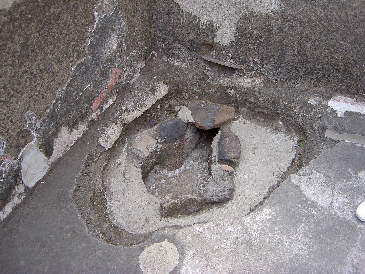 Toilet in Teotihuacan