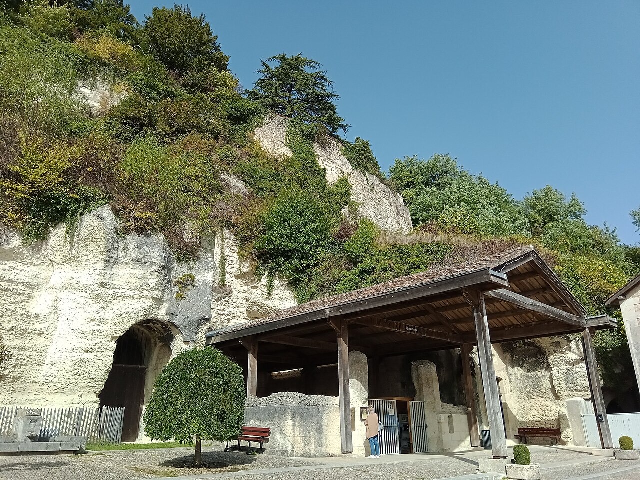 Entrance to the church