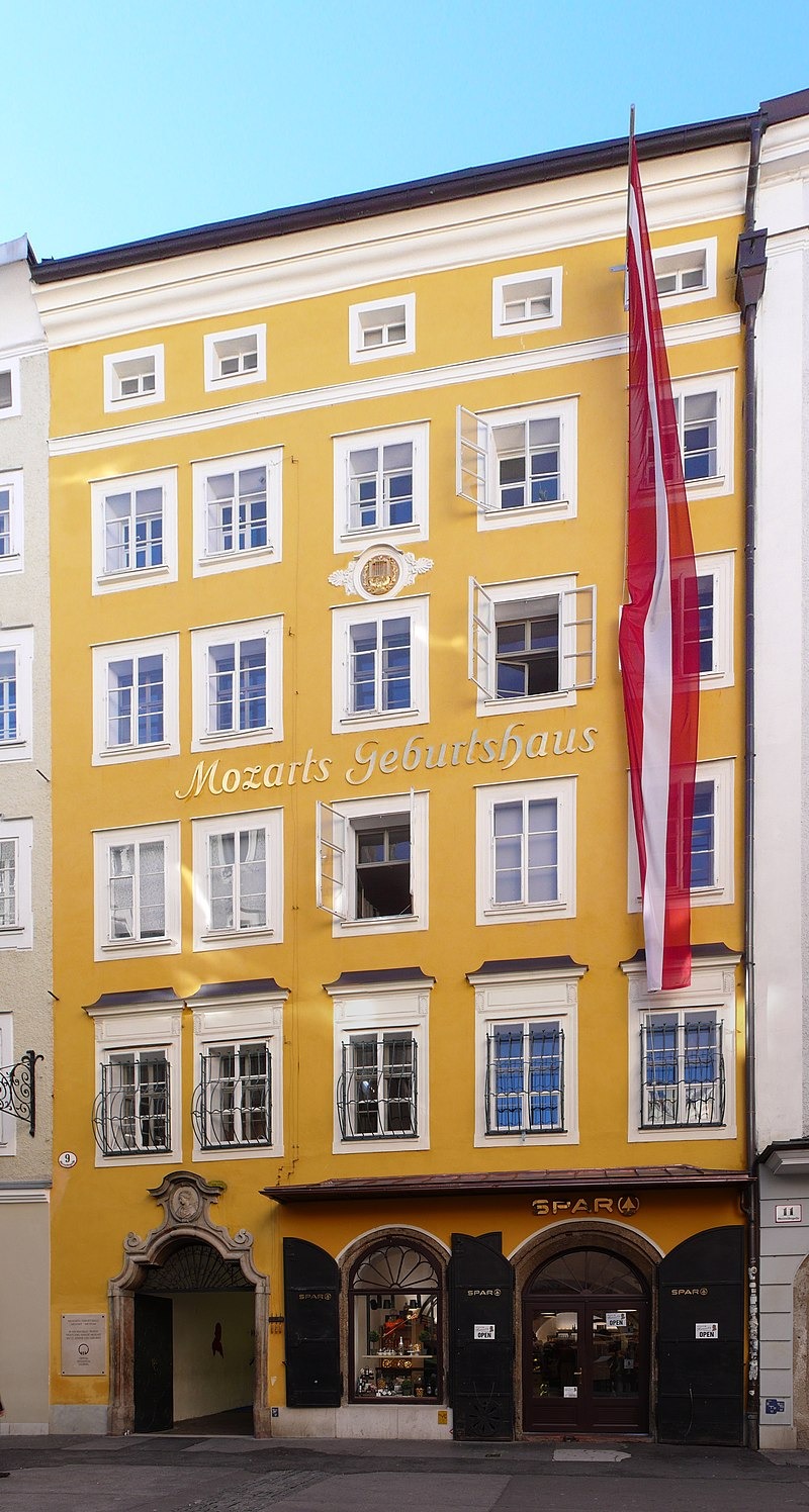 Birthplace of Wolfgang Amadeus Mozart