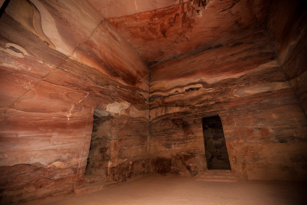 Inside Al Khazneh, Petra