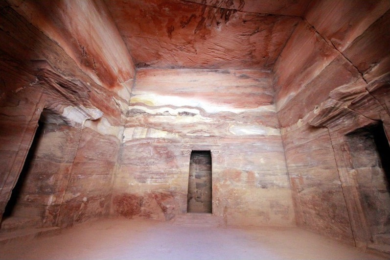 Inside Al Khazneh, Petra