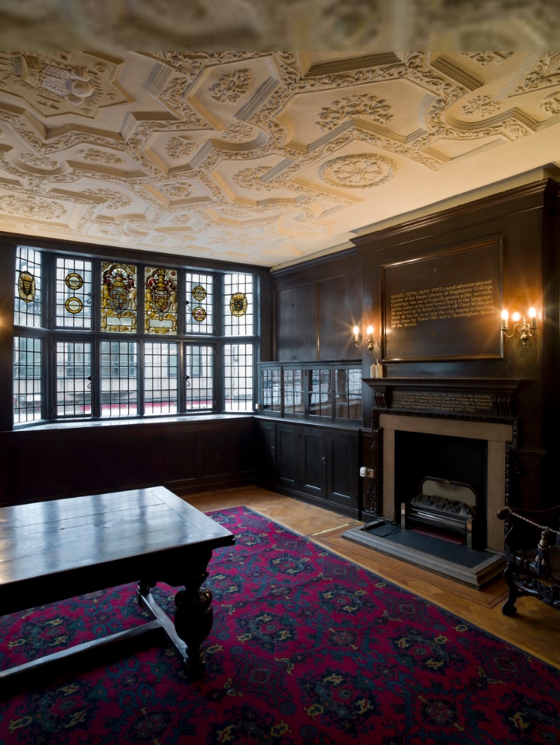 Interior view of Prince Henry's Room on the first-floor of the Inner Temple Gatehouse