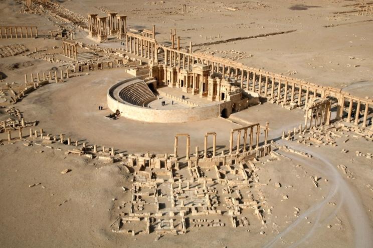 A photo from January 2009 shows the world-renowned ancient city of Palmyra