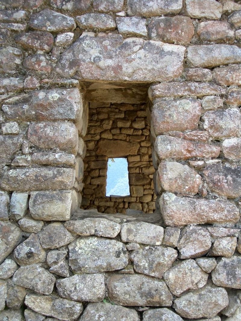 Detail of a trapezoidal window