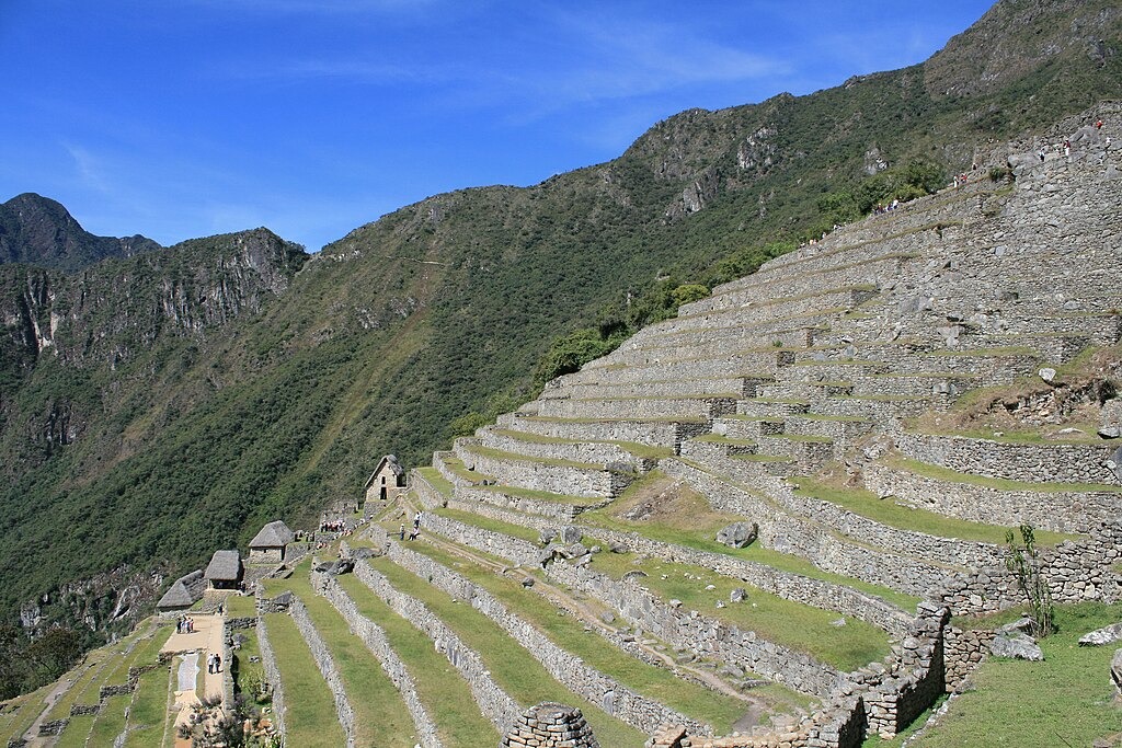 Andenes (terraces) used for farming at Machu Picchu