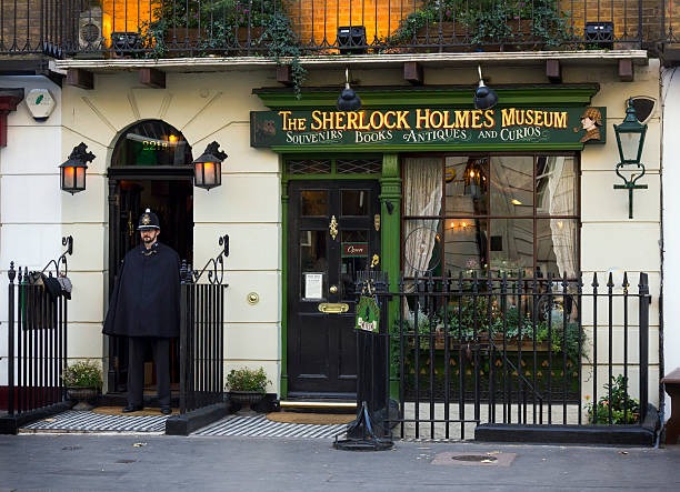 The famously beautiful facade of one of London’s hidden gems, the Sherlock Holmes Museum