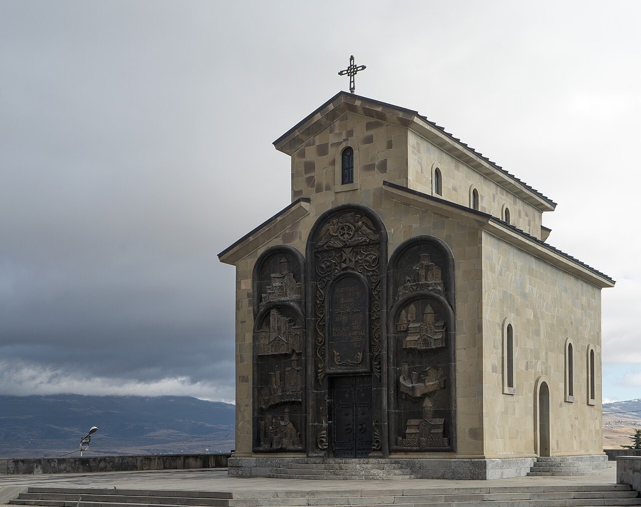 Church of the Annunciation at the Chronicle of Georgia monument