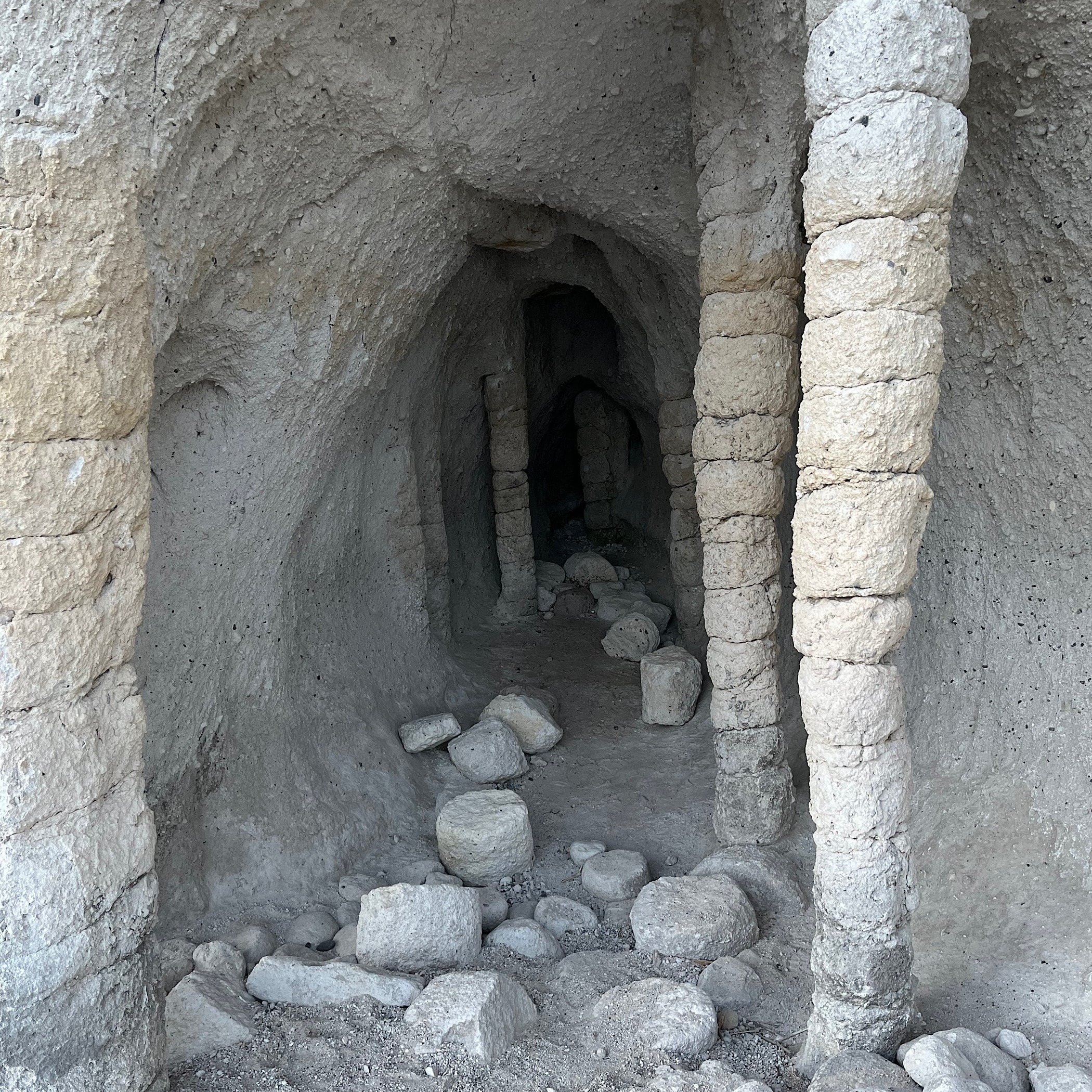 Cavern at Crowley Lake Columns (California)