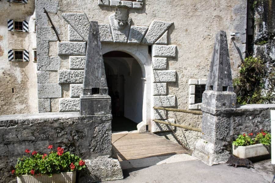 The drawbridge leads to the main courtroom, once the final stop for most visitors to the castle.