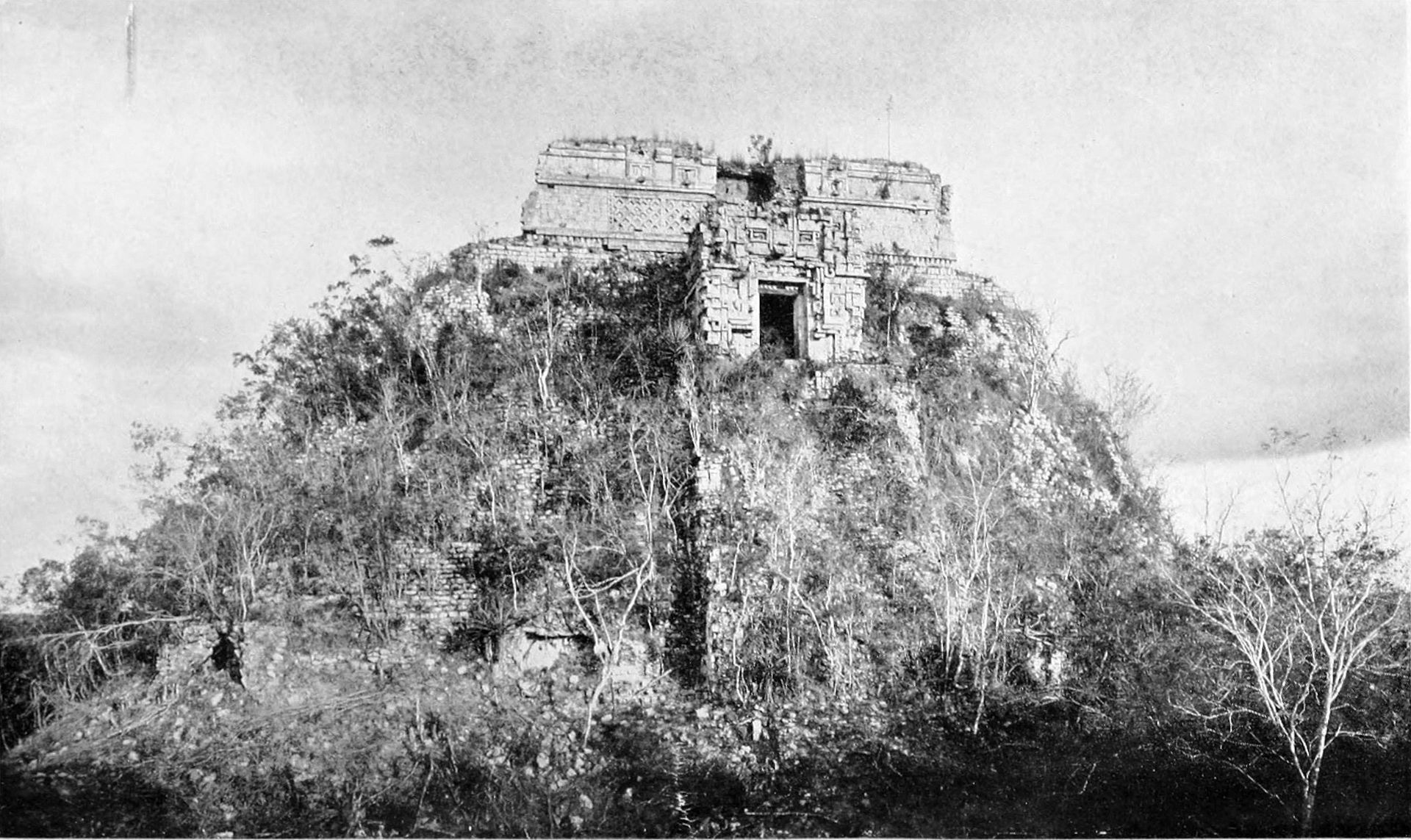 Pyramid of the Magician in 1913