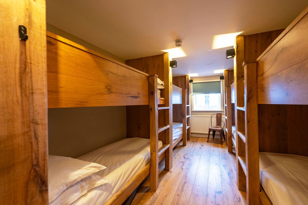 Group Bunk Room with Bathroom