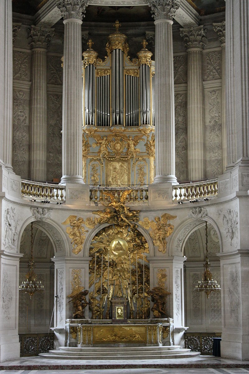 The organ of the royal chapel of Versailles