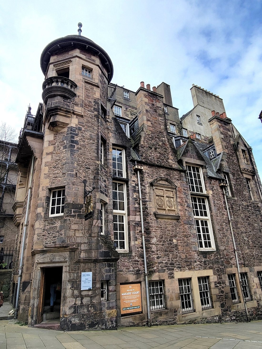 The Scottish Writers' Museum located at Lady Stair's Close in Edinburgh, Scotland