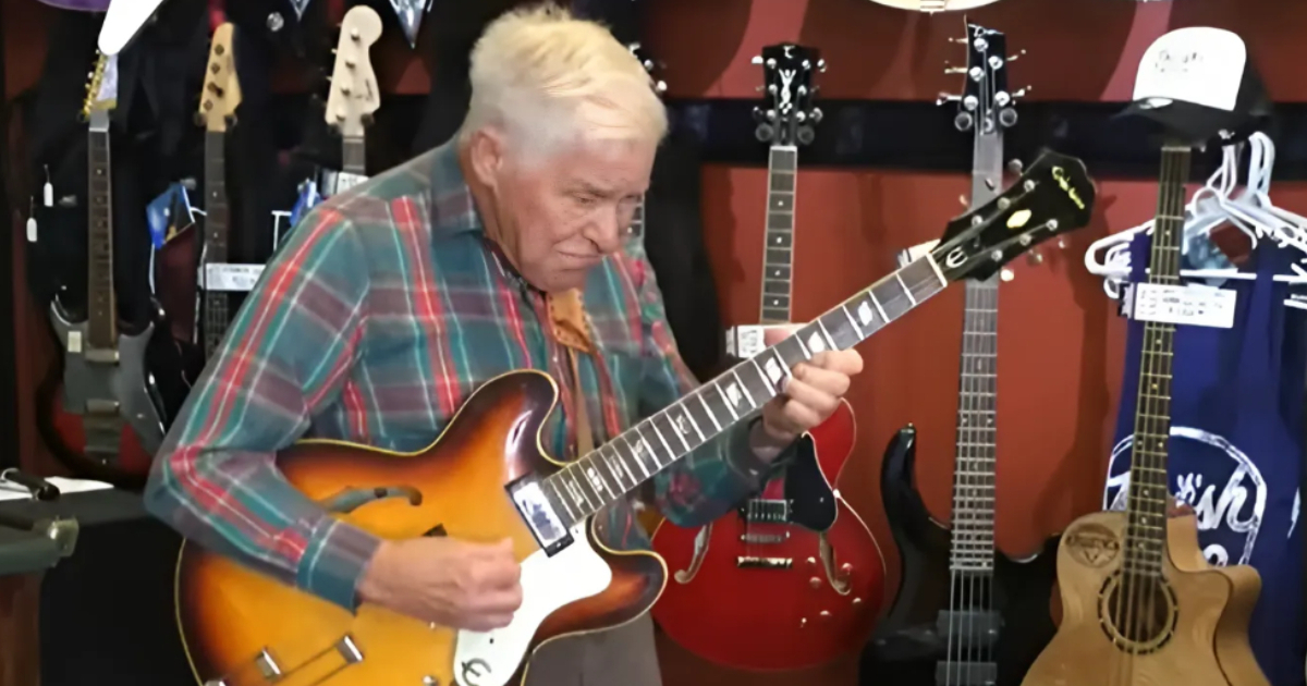 80-Year-Old Grandad Guitarist Rocks Nashville Shop With Jaw-Dropping Skills